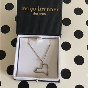 Maya Brenner New York State necklace